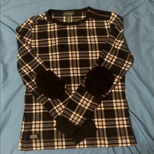 Lauren by Ralph Lauren Buffalo Plaid Blouse